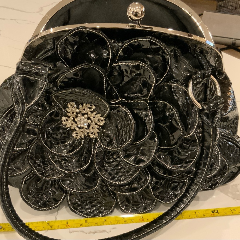 Patent Black Leather purse